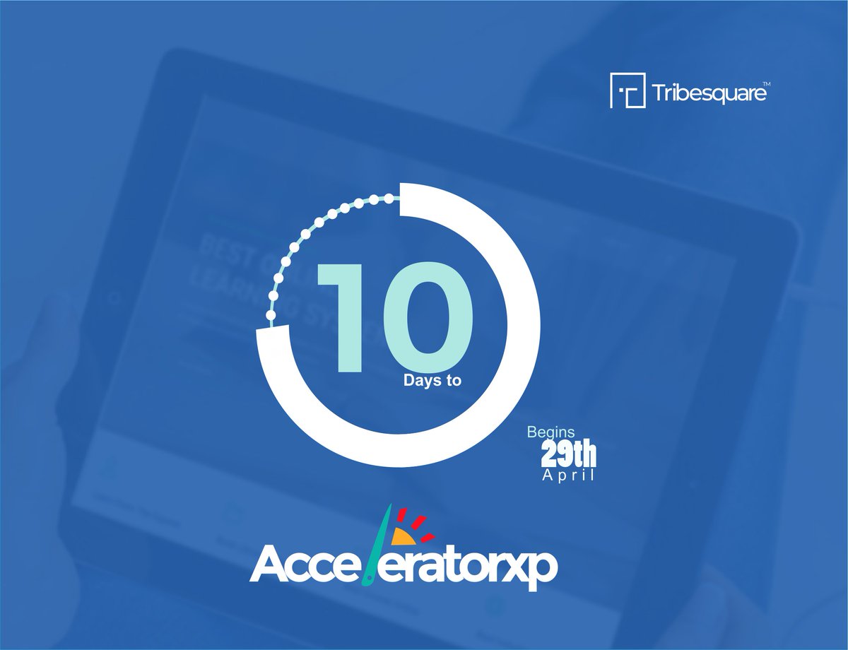 Tribesquare's tweet photo. Countdown to the Acceleratorxp😀
10 days to go!!!
BECOME A ROCKSTAR DEVELOPER
#learn #code #acceleratorxp #softwaredeveloper https://t.co/YzQpJVfXfk