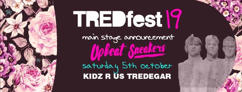 Merthyr Tydfil's <a href="/Upbeat_Sneakers/">Upbeat Sneakers</a> are an exuberant pop influenced outfit with sharp brass who are well known for their lively shows and festival sets. You need to come to a show to experience just how much energy the band have.
