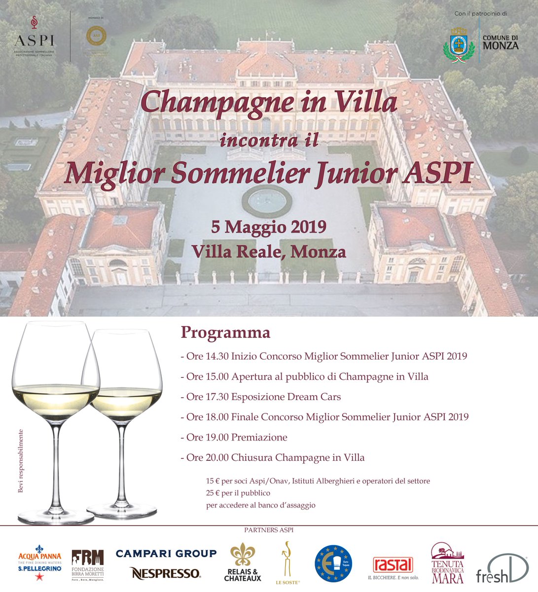 Il 5 Maggio verrà eletto il Miglior Sommelier Junior!!30 ragazzi di #istitutialberghieri si sfideranno per aggiudicarsi il primo dei tanti titoli che la carriera di #sommelier potrà dare loro. Ad accompagnare #degustazione di #Champagne. #winelover #onav #professione #winetasting