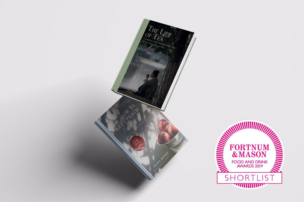 Octopus_Books's tweet photo. Treat yourself to a special book this weekend. We are delighted that #HowtoEataPeach by @DianaHenryFood and #TheLifeofTea by @michaelhfreeman and Timothy d’Offay have been shortlisted for the @Fortnums #FandMAwards🥂 https://t.co/RB5tHAhpQ9