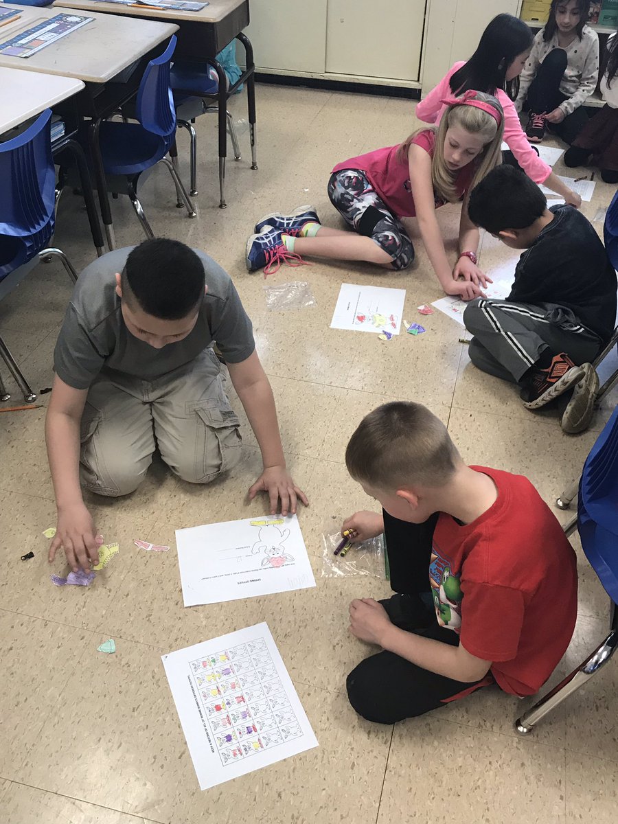 Working with Mrs Jackson’s 4th grade on a fun Buddy Activity about probability! #weare44 #madsion44