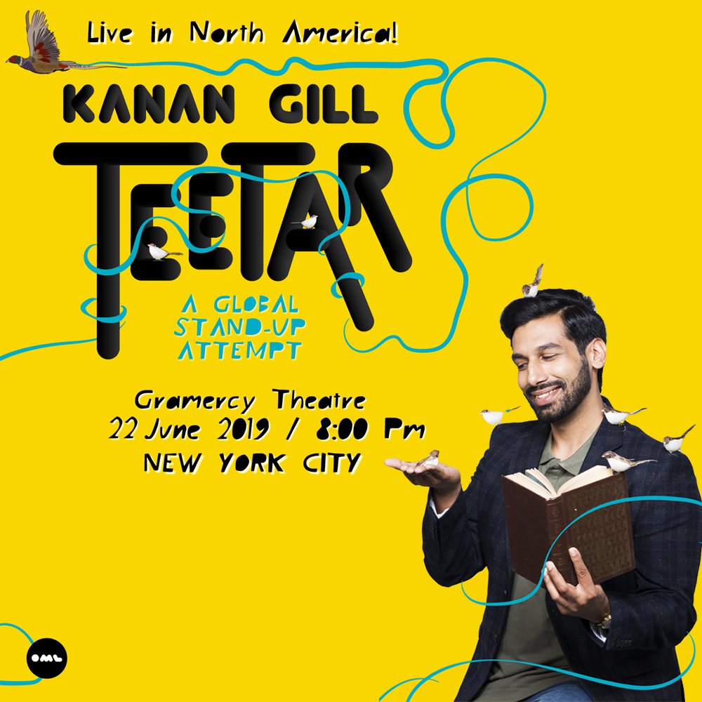 ON SALE NOW -- @KananGill - Teetar on Saturday, June 22nd! Get them here: cncrt.ly/xHh