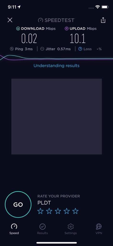 Joezales's tweet photo. This is how bad @pldt is #pldt #slow https://t.co/8XIMEEzD8Q