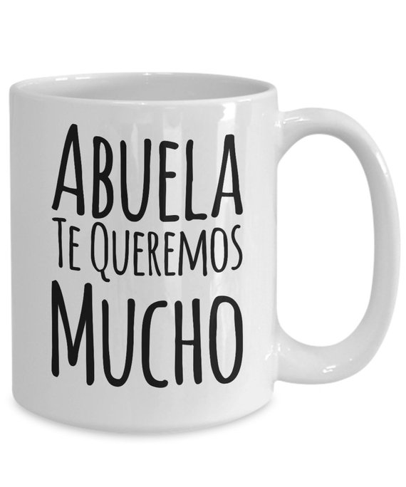 Regalo para abuela te queremos mucho coffee #housewares @EtsyMktgTool etsy.me/2KR1Ynf #paraabuelita #giftforgrandma #regalodenavidad