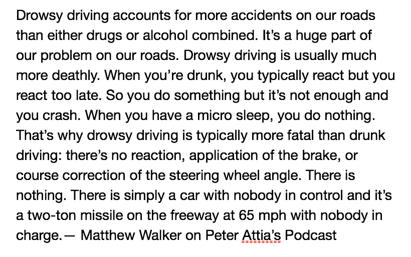 david_perell's tweet photo. @rabois Good quote from @sleepdiplomat on @PeterAttiaMD's podcast https://t.co/GpPgTEUyG3