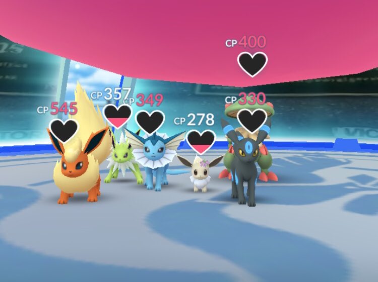 PokemonBFGF's tweet image. Spot the odd one out 😅 - M #ThemeGym #Eeveevolution @totalmonsense