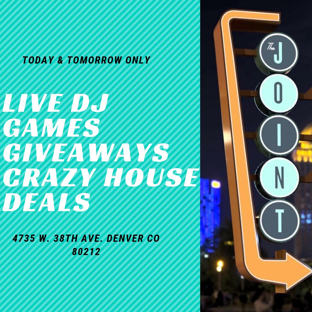 The_JointLife's tweet photo. TODAY & TOMORROW ONLY! crazy/ don't want to miss house deals on flower and BOSM (live resin) 4G LR. There is event parking available and a covered waiting area. See you there!
#thejointdispensary
#cannabiscommunity
#hitthejoint
#bestdispensaryforastoner
#denver
#420life
#games https://t.co/3CXaGt6uYD