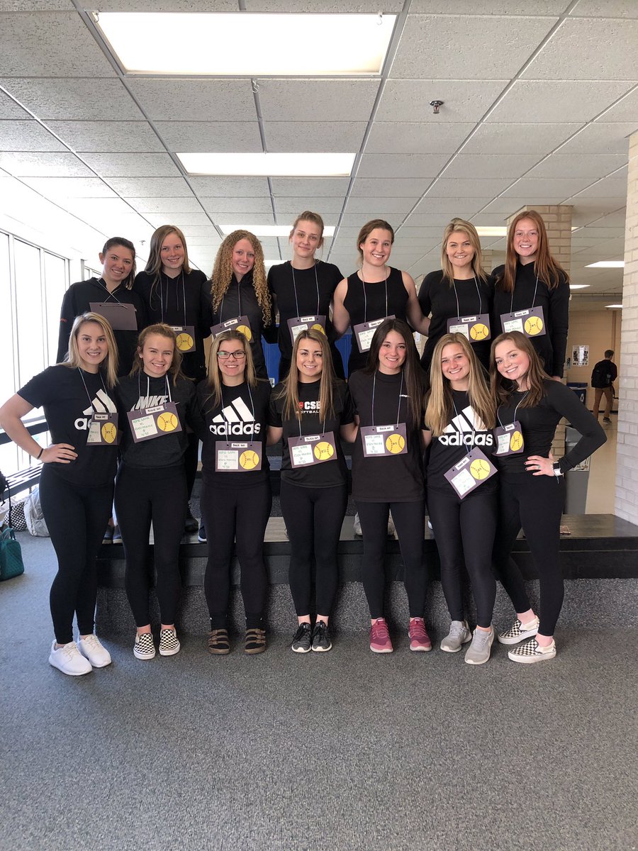 First actual home game of the year!! 4:30 vs Eden Prairie #wintheday 🍀🥎