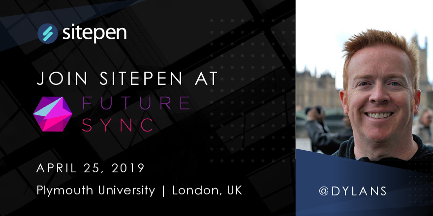 sitepen's tweet photo. Hope to see you next week @FutureSyncConf. @dylans will be there hosting a talk about the Future of the Web Platform on Thursday, 4/25. #FutureSync19 #Dojo #JavaScript #TypeScript https://t.co/Ae81gfaXA8 https://t.co/mTfO9hRNpK