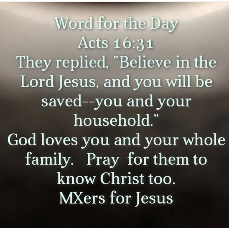 #wordfortheday #mxersforjesus