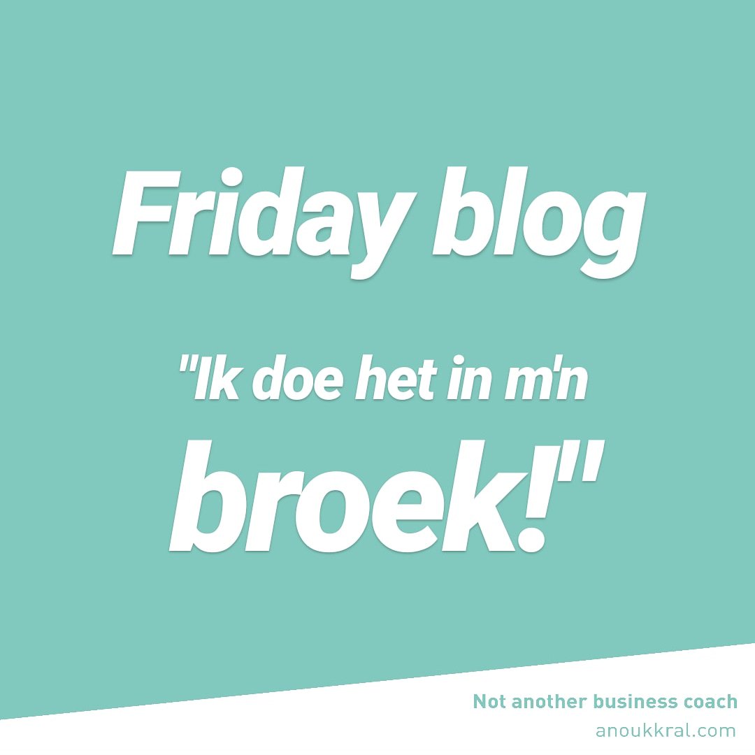 "Ik doe het in m'n broek!". Wut??
Lezen hoe ik deze zin in zet als verkooptechniek? anoukkral.com/blog
#businesscoach #verkooptechniek #businessmom #mominbusiness #mominbalance