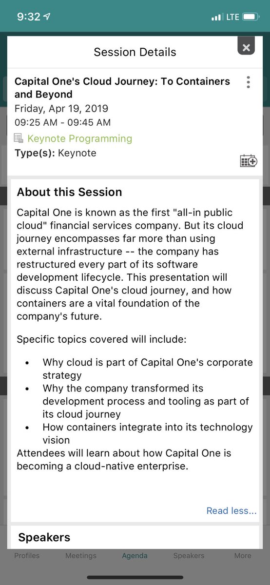 On the keynote stage: <a href="/bernardgolden/">Bernard Golden</a>, VP of Cloud Strategy at <a href="/CapitalOne/">Capital One</a>, on “Capital One’s Cloud Journey: To Containers and Beyond” #ContainerWorld