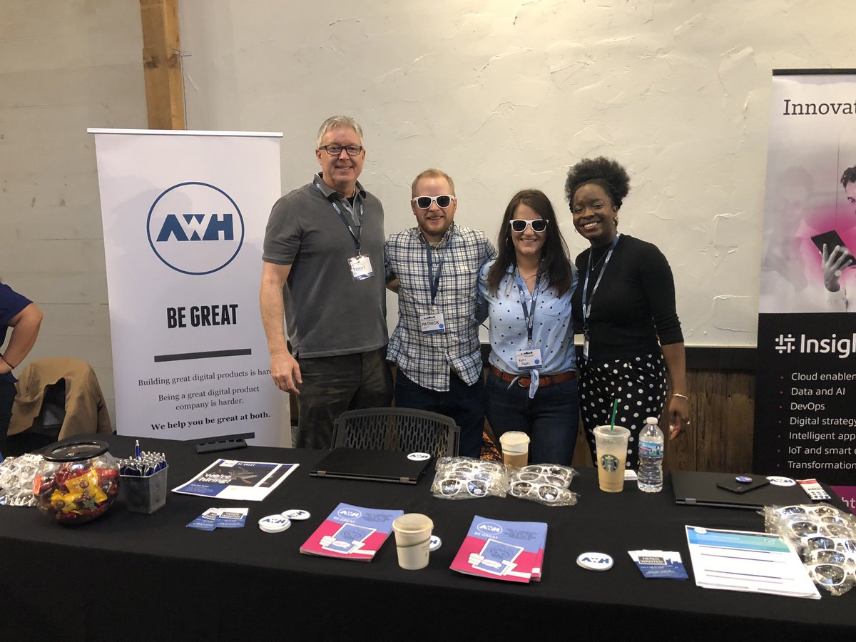 TransformLabsHQ's tweet photo. The team hanging out at #ProductCamp today. Thanks for putting on such a great event two years in a row now @ColumbusProduct, we always enjoy all the insightful sessions and the talented speakers who host them 🙌🏽 #begreat https://t.co/kDYJJDFmdj