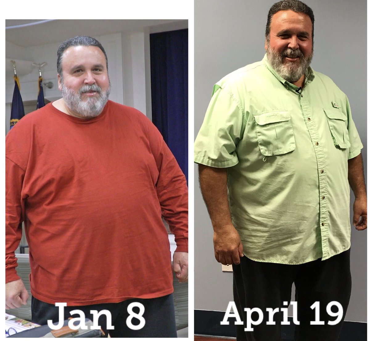 CharlestonVAHCS's tweet photo. Full update coming next week but can you guess how much weight Tony has lost so far with our MOVE program? #MOVEitTony #MoveChasVA #health #weightloss #welless #move #fitnessmotivation #fitness #weightlosssuccess #weighlossjourney #FacesofVA https://t.co/Rg0Hgtmatr