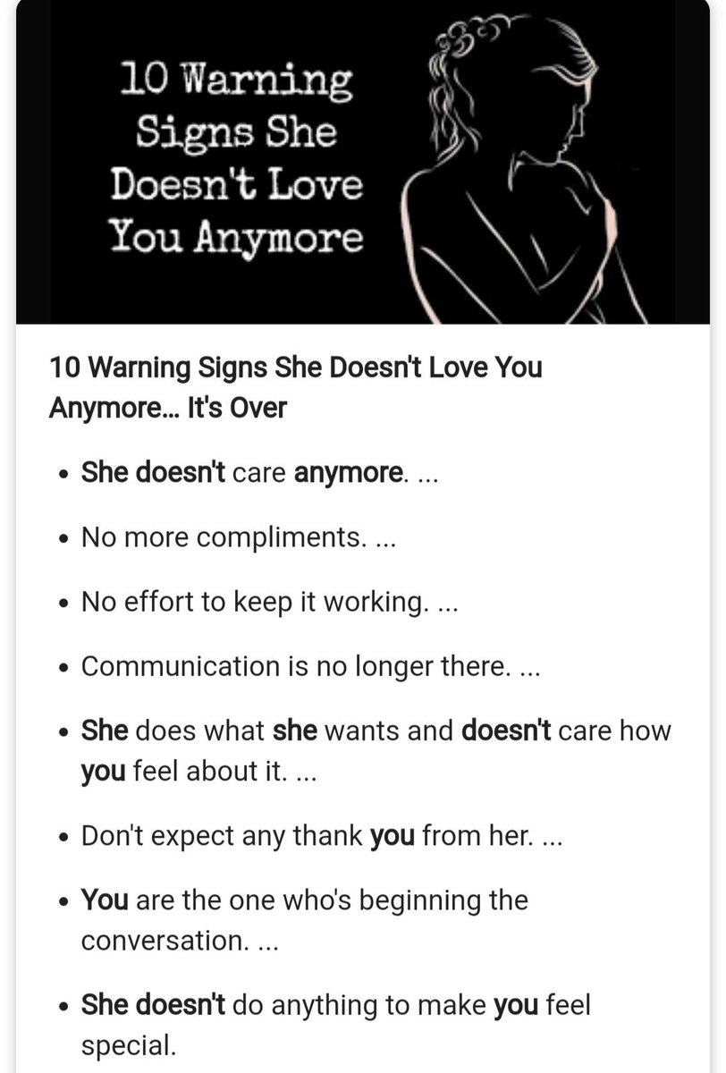 Signs she doesn t like you anymore