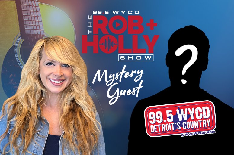 995WYCD's tweet photo. WHO COULD IT BE?! @giddyupholly is having a very special guest with her all next week while @RobStoneRadio is out! Tell us who you think it is below. 

Make sure to tune in Monday at 3 pm to find out! https://t.co/EOWlzkL3IS