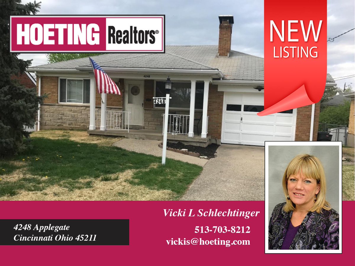 HoetingRealtor1's tweet photo. 🏠NEW LISTING in Cheviot! 
Fenced back yard. Move in ready. COVERED PORCH!
See it NOW! 513-703-8212 https://t.co/xMdp8Q7qe9