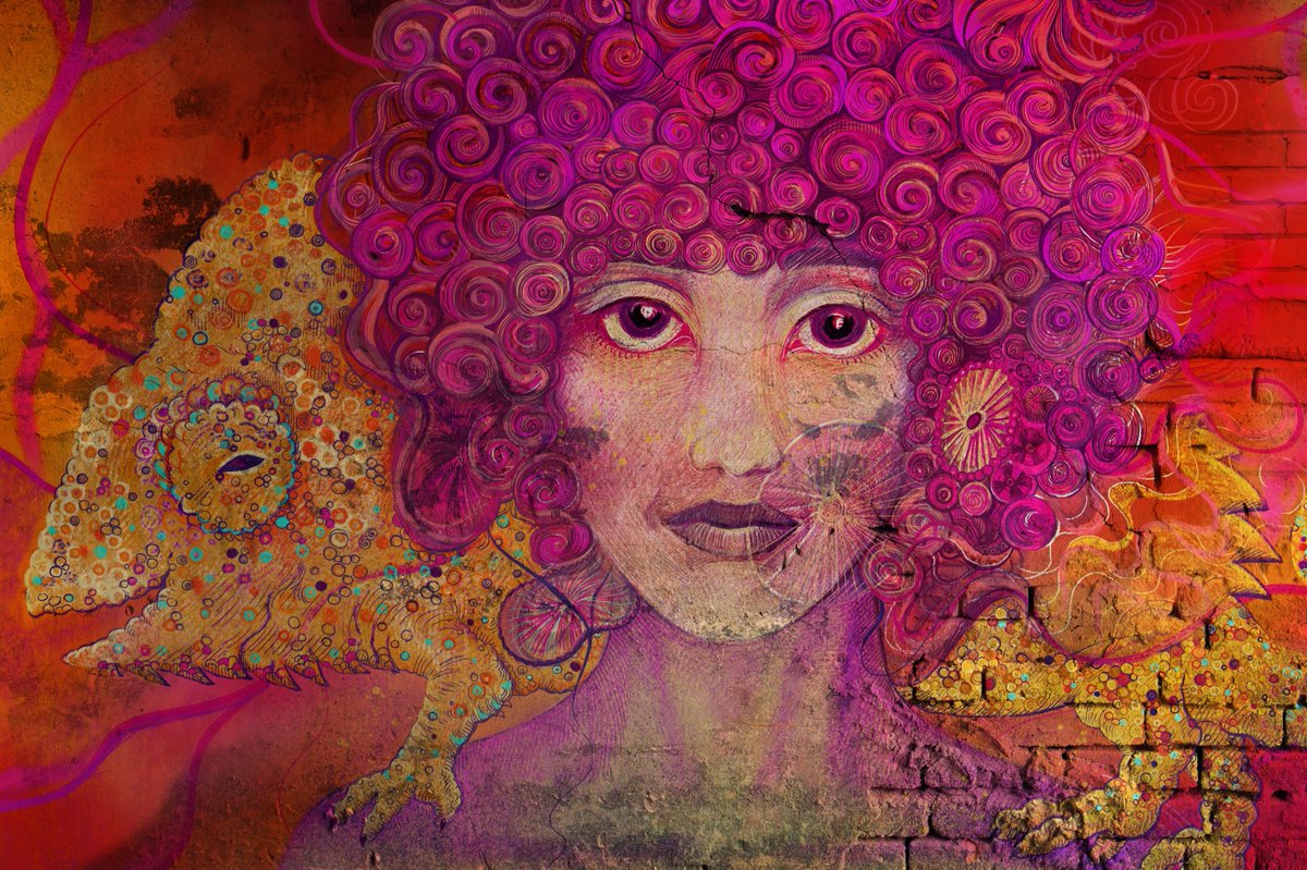 kwojciechowicz's tweet photo. Have an enjoyable Friday! :D
#april #chameleon #kamaarts #kamilawojciechowiczkrauze #illustration #kameleon #polska #warszawa #pink #afro #popart #muralidea https://t.co/srWltkMRo9