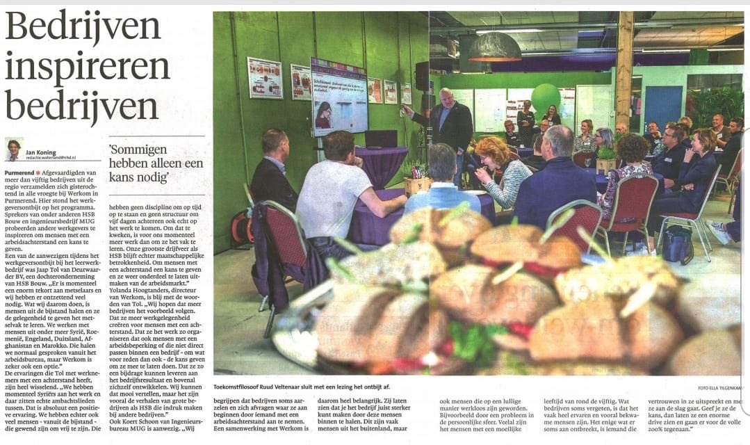 We staan vandaag in de krant! 😎