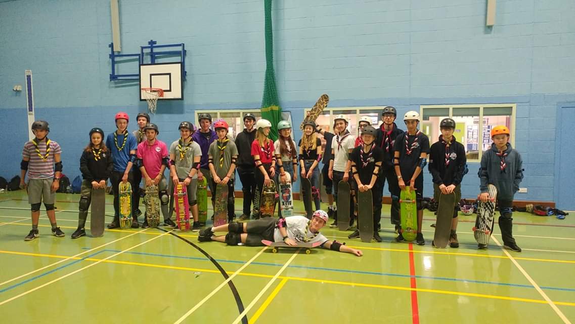 23rdBromley's tweet photo. A busy day already for the Explorers on the Isle of Wight - started off with making their own Revolution T-Shirts, then tried out skateboarding and are now having a go at playing the Ukelele! https://t.co/RYalxkrm2P