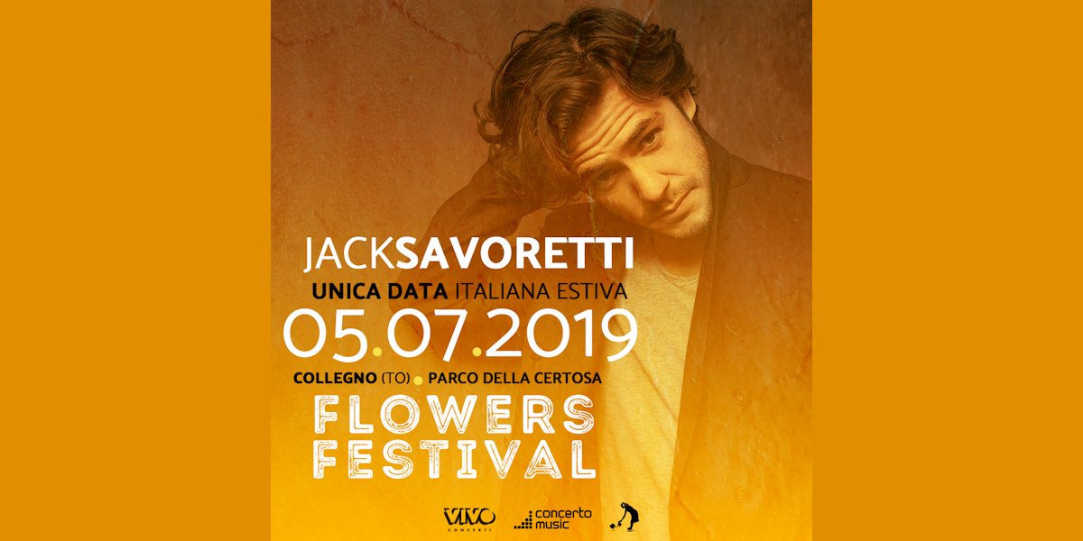 TicketOneIT's tweet photo. Annunciata una nuova data estiva di Jack Savoretti, che si aggiunge alla line up del Flowers Festival! https://t.co/G7OVcpwoUr Scopri i dettagli e acquista il tuo biglietto! #JackSavoretti #FlowersFestival #Collegno https://t.co/Cw2IJa1kKE