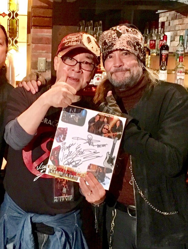 RDC
ジェイク、ダレン、フィル、
アンソニー 最高のライブでした！！

ミーグリもありがとう👍
#jakeelee #reddragoncartel 
#名古屋クラブクアトロ