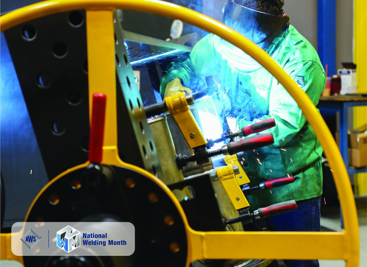 April is #NationalWeldingMonth and a great time to recognize the impact #welding makes on our daily lives. Thank you to everyone in the welding #industry who help build the world we live in.

<a href="/AWSHQ/">AWS.org</a> <a href="/CanadianFabWeld/">Canadian Fab&Weld</a> <a href="/SME_MFG/">SME</a> @TheWELDERmag <a href="/fabricating/">The Fabricator</a> #FridayFeeling #Welder
