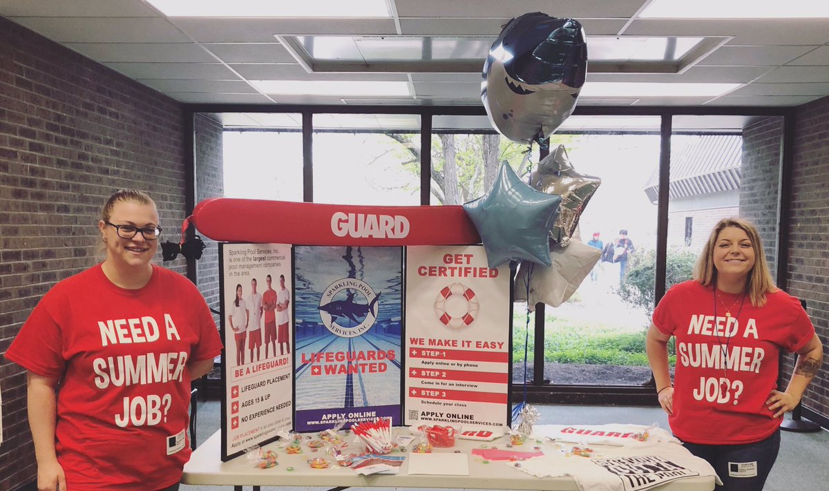 Need a #summerjob? We can help with that. Thank you to everyone who stopped by our booth yesterday! #hiring