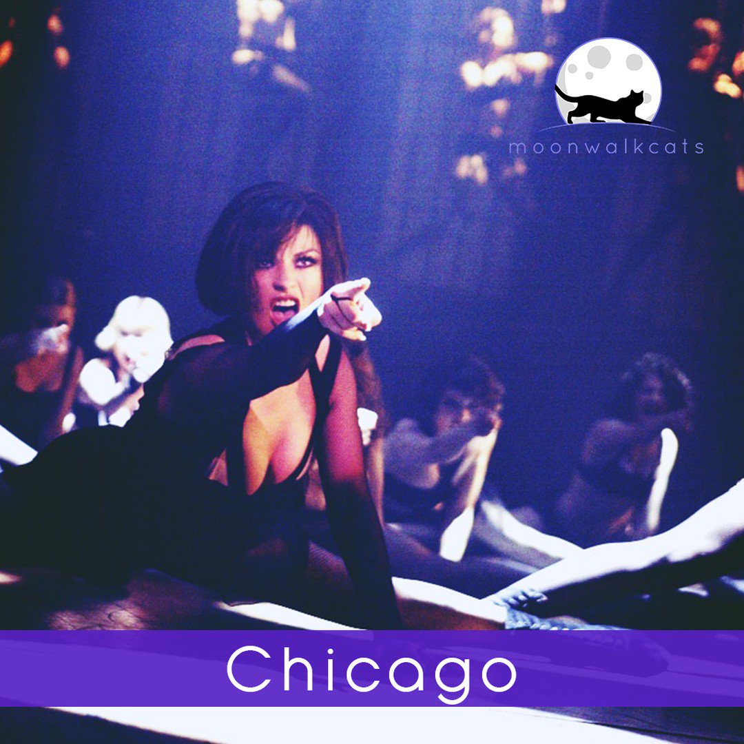 MoonwalkCats's tweet photo. Moonwalk Cats recommends the movie: Chicago Year: 2002 Direction: Rob Marshall Script: Bill Condon (Work: Maurine Dallas Watkins, Musical: Bob Fosse, Fred Ebb) Gender: Musical | Comedy. Drama | Crime. Twenties. Dance. Jazz Synopsis: Chicago tells the… https://t.co/Tge2VdeXHs https://t.co/NA9O2IeAr4