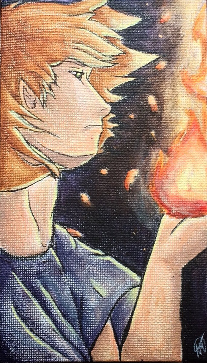 AustinsArt01's tweet image. My canvas painting for April’s sketchbox #sketchbox #april2019 #characterart #characterdesign #fire #portrait #acrylicpainting #ArtistOnTwitter