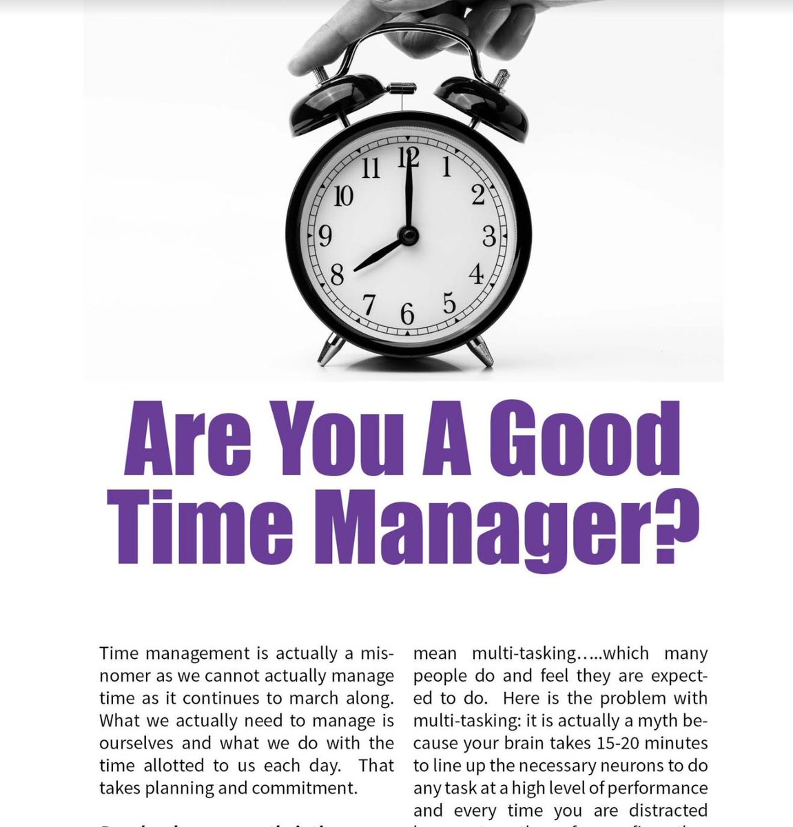 boldfavor's tweet photo. Check out our article called “Are You A Good Time Manager?”, which shares great tips on improving time management skills and organization. Read it in the Spring issue of Bold Favor Magazine, starting on page 4: https://t.co/06TRly7Njl https://t.co/aye476I6qr