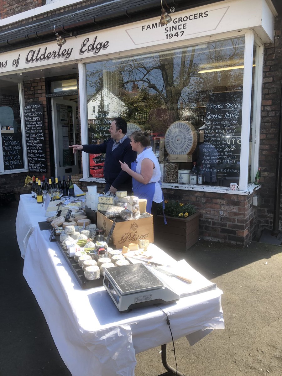 Always great to #ShopLocal @GranthamsDeli #alderleyedge
