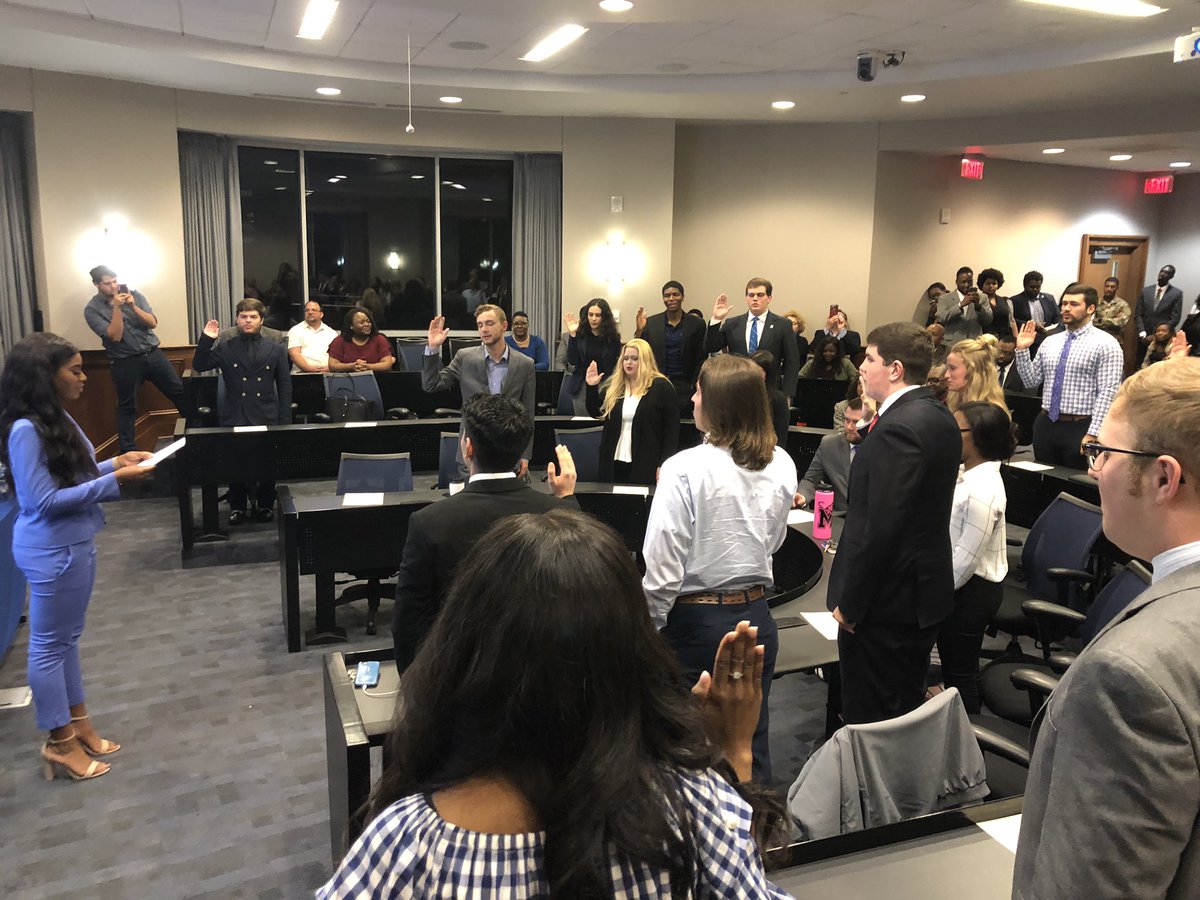 Last night we inaugurated the 70th General Assembly! Congratulations to our new elected and appointed representatives 🐯