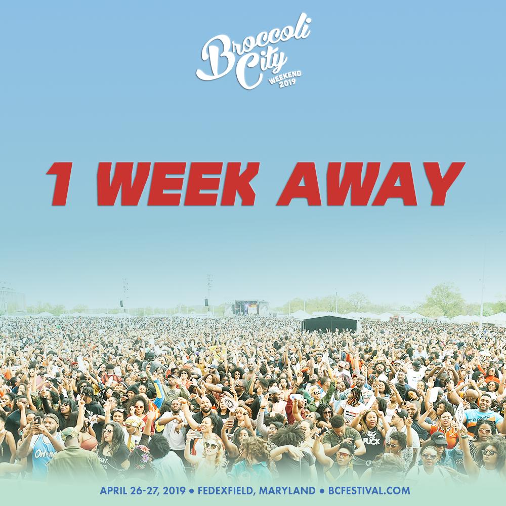 BroccoliCity's tweet photo. We are officially 1 Week away from #BCWeekend 🌐🥦✨ https://t.co/mghKX45Opt https://t.co/Iu1Ej6xpe7