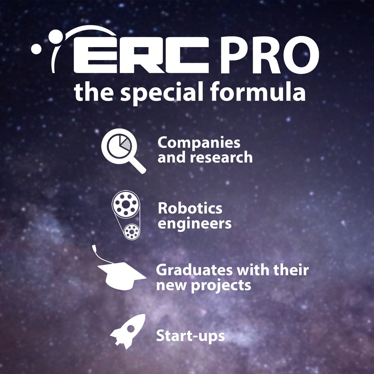 rover_challenge's tweet photo. Are you working on an advanced #project but it is not exactly Mars Rover? Are you looking for the opportunities to share your idea with robotics-field global influencers? Take a chance to present your project in #ERCPro formula. Registration is still on! #robotics #startup https://t.co/uqGupeSCDx
