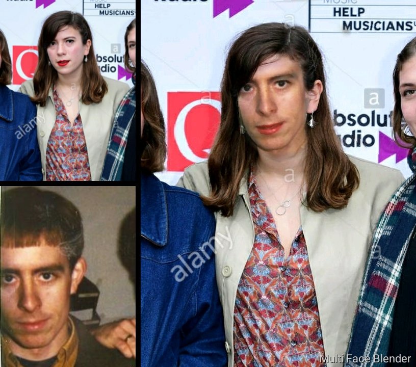 GirlChisel's tweet image. Again I'm really not sure if certain things should interest me; here is a face morph people that sing and play guitar. I give you @tedleo of Chisel, and @PoppyHankin of @G1RLRAY.