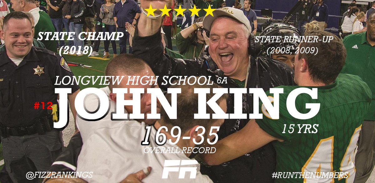Top 30 Coaches:
#12, <a href="/Lobo_Football/">Longview Football</a>’s John King. #RunTheNumbers