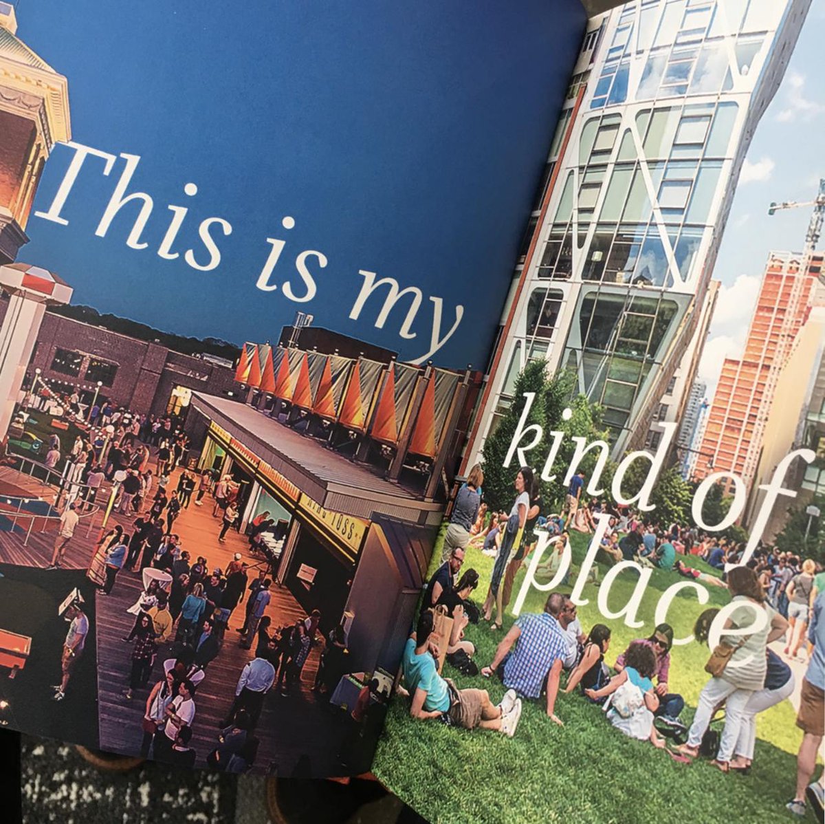 VistaGrowth's tweet photo. From the the rooftop of @PonceCityMarket in #atlanta to the green spaces along the @highlinenyc in #manhattan, we love places that breathe moments of play & connectivity into a walk to work or a night out on the town. #oneplacebook #placemaking #newurbanism #architecture #design https://t.co/0vVg8CaEST