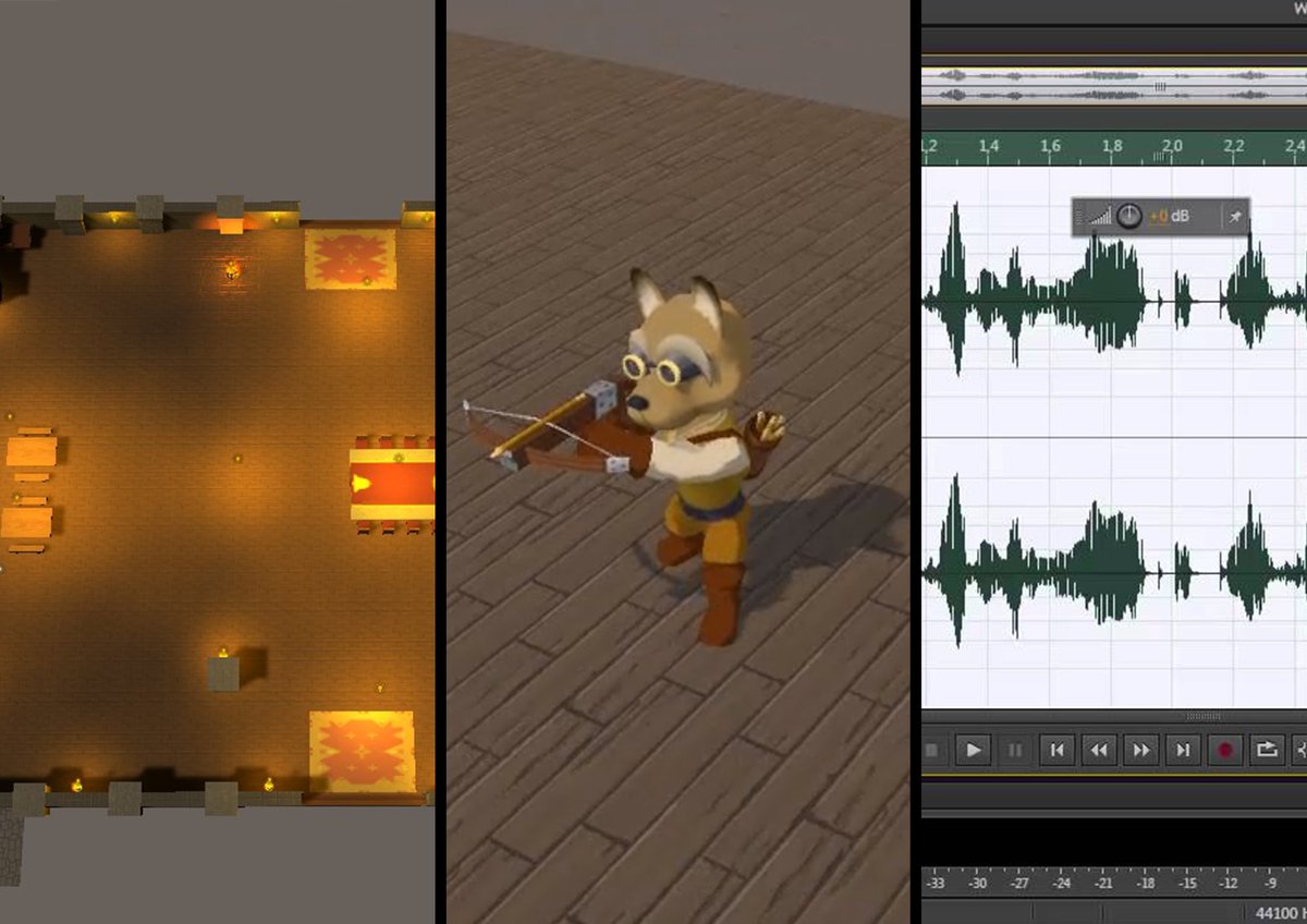 Weekly recap n°10: Arena mode finished, sniper’s animation done and sound editing. 🦝🦊

#FBoW #indiegame #gamedev #videogames