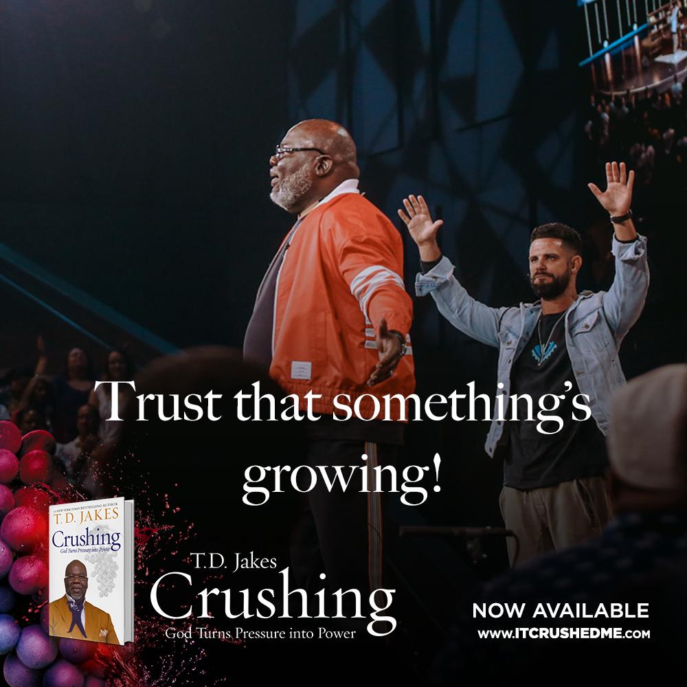 BishopJakes's tweet image. In observance of Good Friday, let’s remember Jesus, in His human moment. “If this suffering pass me, not my will but YOUR will be done” (Luke 22:42). The crushing isn’t ideal, but it’s necessary. 

Watch #ItCrushedMe and order Crushing by going to itcrushedme.com.
