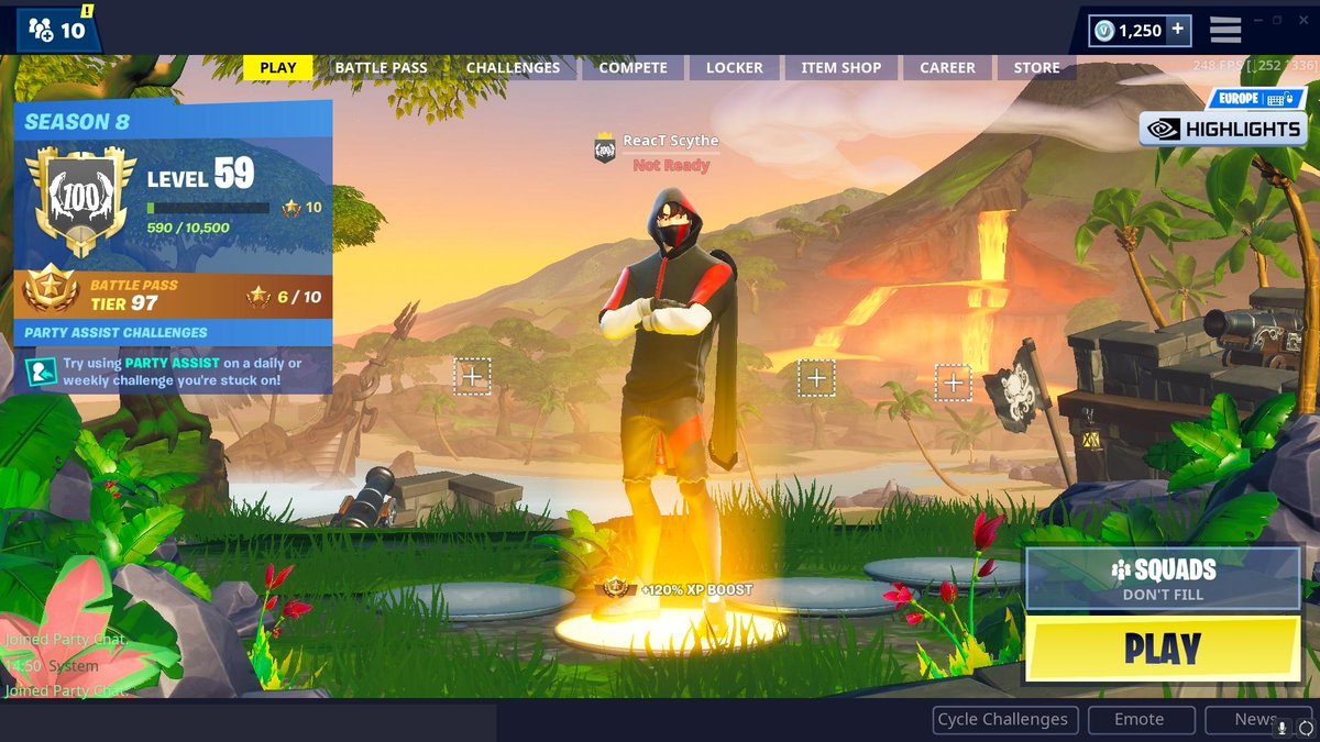 Scytheology's tweet image. Friends are great. We Ikonik up in here. #ReacTGaming