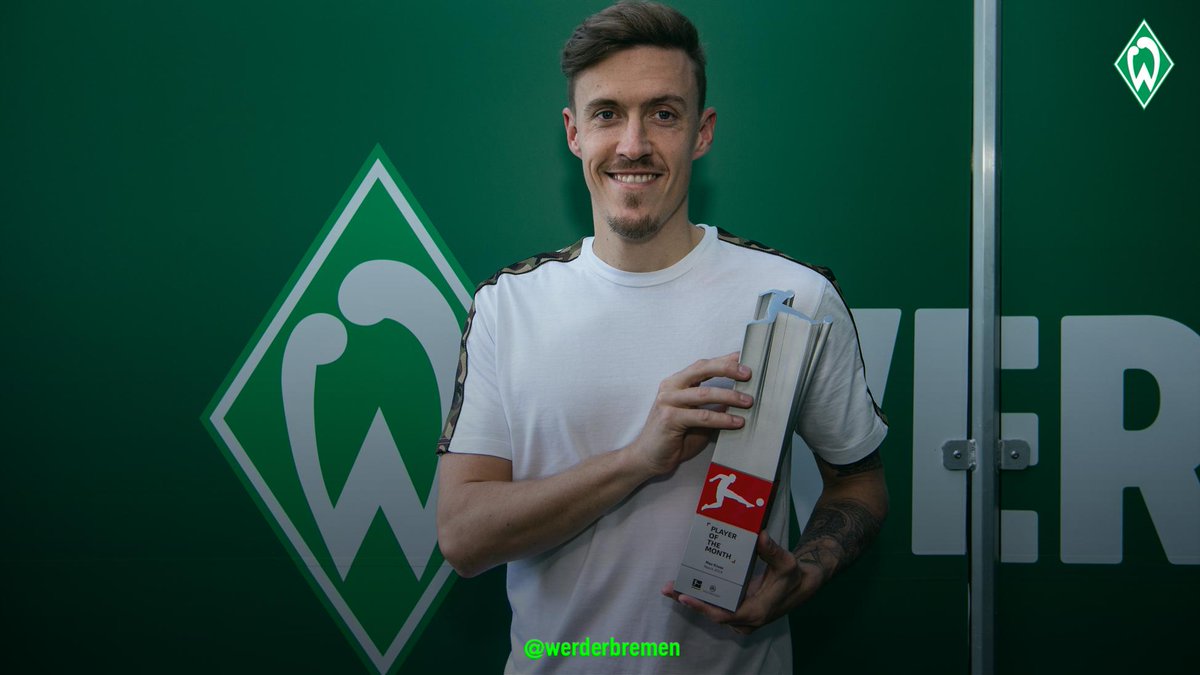 Bockstark! Max #Kruse ist von den Fans zum <a href="/Bundesliga_DE/">BUNDESLIGA</a>-"Player of the month" gewählt worden. 🏆  

Herzlichen Glückwunsch, Kapitän! 👍 💚 

👉 svw.de/KrusePOTM

#Werder | #BundesligaPOTM
