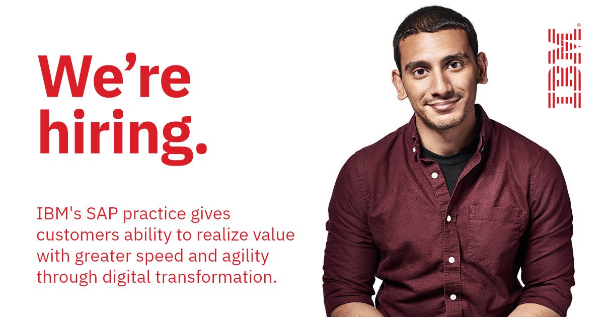 smanepan1's tweet photo. We are seeking Top Talent for our SAP Practice and if you are the "1" Join Us Tag a friend in your now who may be interested and we'll get in touch! 
@Vaibhav1132 @SenguptaDevajit @bhaghosh11 @mirferdous1
@srinivasanibm @vnandicoori @anjanadi @tintumintu @sundar_mudaliar https://t.co/kM3MfpmIBo