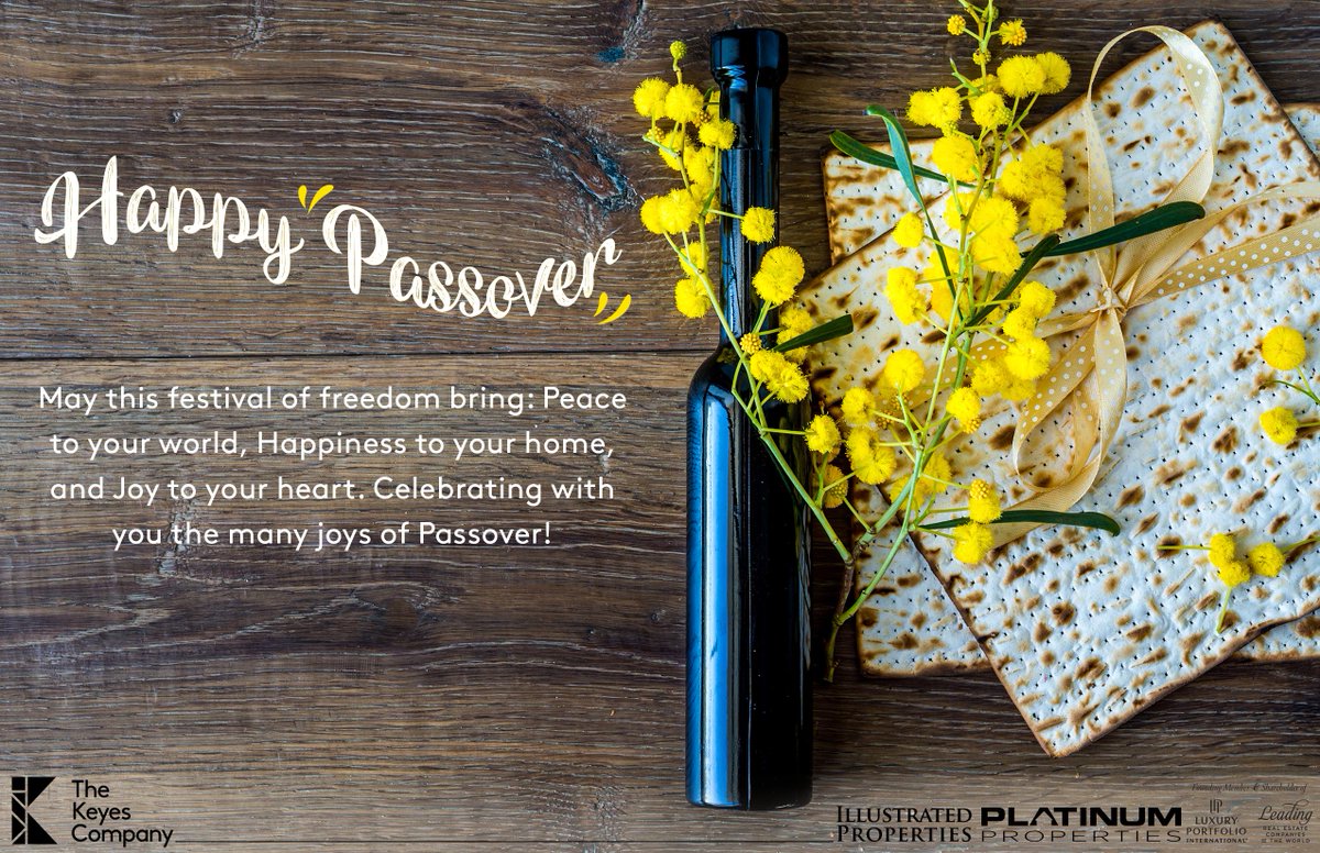 MiamiRealtorCat's tweet image. Happy Passover from The Keyes Company!