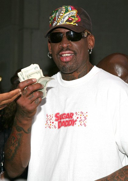dennisrodman's tweet photo. Hitting.  Up.  Friday.  Like.😎 https://t.co/1VnLgwXYfi