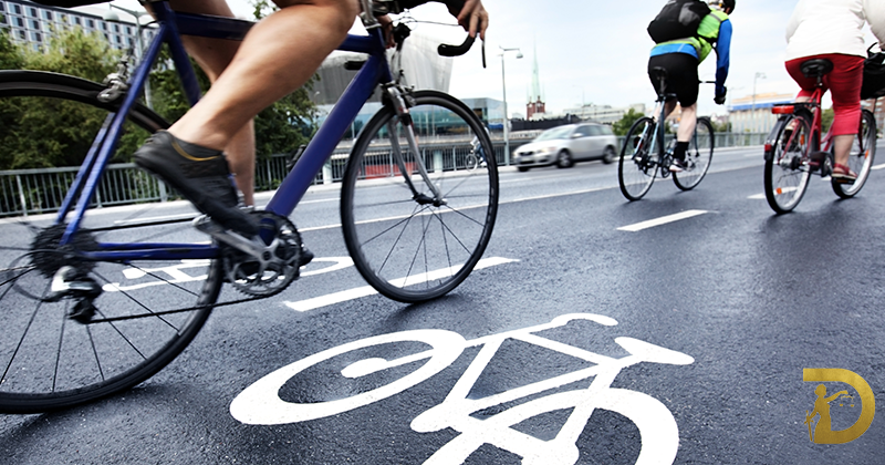 Vehicles and cyclists sharing the road can get dangerous when spring weather hits. Be ready for anything when the road is slick.