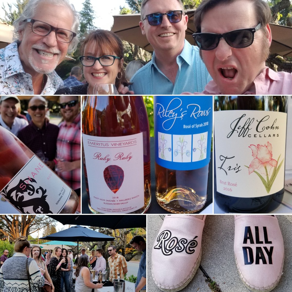 #PinkOut Pt 1!!! Prepping for a #PinkMoon in style! Thx to the great wineries & guests who joined us at the 3rd Annual #RosesofSonomaCounty Tasting at #GravensteinGrill! /// #SawyerSomm #roseeverday #rosealltheway