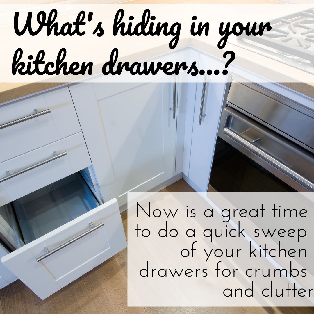 airbnbbabes's tweet photo. What's hiding in your kitchen drawers...?? 😱 
These are spaces that don't get cleaned often, and where crumbs and clutter congregate.  

For more Airbnb cleaning tips, visit our blog at https://t.co/r7oPzvc11L

#AirBNBTips #VacationHomeRentals #AirBNBManagement #HostingTips https://t.co/lOoa9yRxW2