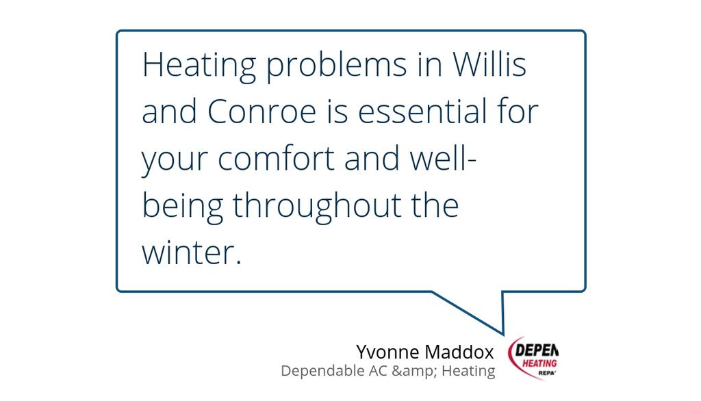DependableAC's tweet image. "Heating problems in Willis and Conroe is essential for your comfort and well-being throughout the winter." lttr.ai/AzUO #ACHeating #Furnace #ConroeTexas