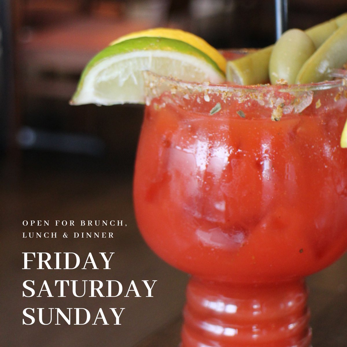 Yes - we are open this Friday, Saturday and Sunday for brunch, lunch and dinner! Visit us today from 11am to 9pm. 📞 Call to reserve 905-525-0225 #HamOnt